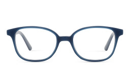 Shop TRICE Logo Kids Square Eyeglasses in Blue online.