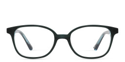 TRICE Logo Kids Square Eyeglasses in Green – Product Photo 1
