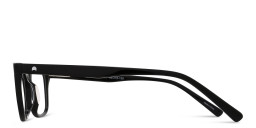 TRICE Logo Kids Rectangle Eyeglasses in Black – Product Photo 3