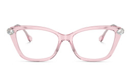 Swarovski Crystal-Embellished Cat-Eye Eyeglasses in Pink – Product Photo 1