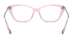 Swarovski Crystal-Embellished Cat-Eye Eyeglasses in Pink – Product Photo 4