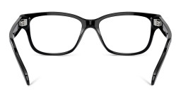 Swarovski Crystal-Studded Square Eyeglasses in Black – Product Photo 4