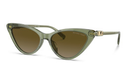Michael Kors Harbour Island Cat-Eye Sunglasses in Green – Product Photo 2