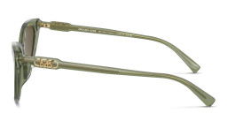 Michael Kors Harbour Island Cat-Eye Sunglasses in Green – Product Photo 3