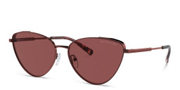 نظارات شمسية كات آي من مايكل كورس بلون أحمر داكن - صورة المنتج 2