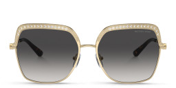 Michael Kors Greenpoint Oversized Square Sunglasses in Gold – Product Photo 1