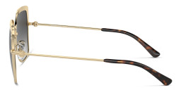 Michael Kors Greenpoint Oversized Square Sunglasses in Gold – Product Photo 3