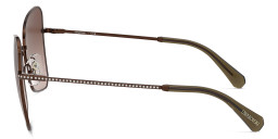 Swarovski Crystal Cat-Eye Sunglasses in Brown – Product Photo 3