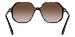 نظارات شمسية غير منتظمة كبيرة مزيّنة بأحجار الراين من سواروفسكي بلون مموه - صورة المنتج 4