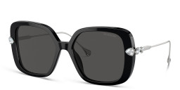 Swarovski Crystal-Embellished Oversized Square Sunglasses in Black – Product Photo 2