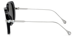 Swarovski Crystal-Embellished Oversized Square Sunglasses in Black – Product Photo 3