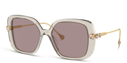 Swarovski Crystal-Embellished Oversized Square Sunglasses in Brown – Product Photo 2