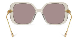 Swarovski Crystal-Embellished Oversized Square Sunglasses in Brown – Product Photo 4