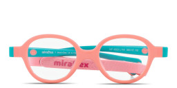 Mira Flex Kids Round Eyeglasses in Light Pink – Product Photo 1