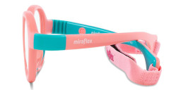 Mira Flex Kids Round Eyeglasses in Light Pink – Product Photo 3