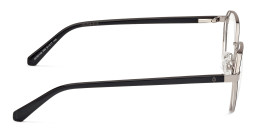 Shop Guess Logo Irregular Eyeglasses in Black online.