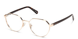 Guess Logo Irregular Eyeglasses in Gold – Product Photo 2