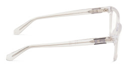 Shop Guess Logo Rectangle Eyeglasses in Clear online.