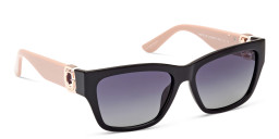 Shop Guess G Motif Rectangle Sunglasses in Black online.