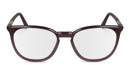 Shop Calvin Klein Logo Unisex Round Eyeglasses in Red online.