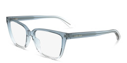 Calvin Klein Logo Rectangle Eyeglasses in Blue – Product Photo 2