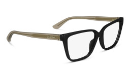 Calvin Klein Logo Rectangle Eyeglasses in Black – Product Photo 4