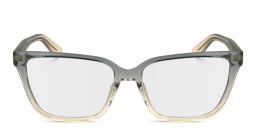 Calvin Klein Logo Rectangle Eyeglasses in Grey – Product Photo 3