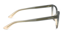 Calvin Klein Logo Rectangle Eyeglasses in Grey – Product Photo 3
