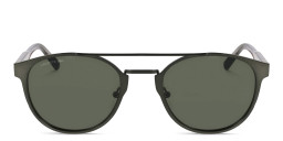 Shop Lacoste Logo Round Sunglasses in Brown online.