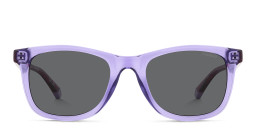 Polaroid Kids Logo Kids Square Sunglasses in Purple/Grey – Product Photo 1