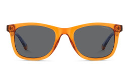 Polaroid Kids Logo Kids Square Sunglasses in Orange – Product Photo 1