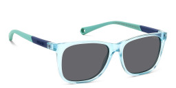 Polaroid Kids Logo Kids Square Sunglasses in Blue – Product Photo 4