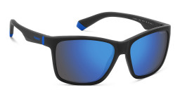 Polaroid Kids Logo Kids Rectangle Sunglasses in Black – Product Photo 4