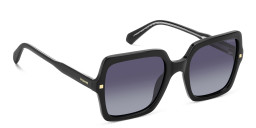 Polaroid Logo Oversized Square Sunglasses in Black – Product Photo 4