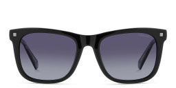 Polaroid Logo Unisex Square Sunglasses in Black – Product Photo 1