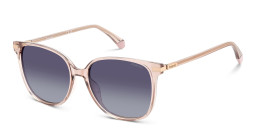 Shop Polaroid Logo Square Sunglasses in Pink online.