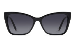 Carolina Herrera Rhinestone-Embellished Cat-Eye Sunglasses in Black – Product Photo 1