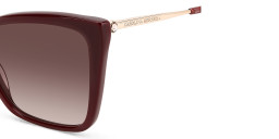 Carolina Herrera Rhinestone-Embellished Cat-Eye Sunglasses in Red – Product Photo 3