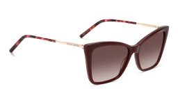 Carolina Herrera Rhinestone-Embellished Cat-Eye Sunglasses in Red – Product Photo 4