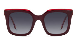 Carolina Herrera Logo Square Sunglasses in Red – Product Photo 1