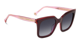 Carolina Herrera Logo Square Sunglasses in Red – Product Photo 4