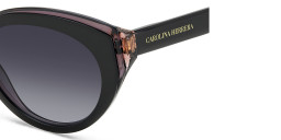 Carolina Herrera Logo Cat-Eye Sunglasses in Black – Product Photo 3