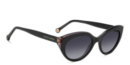 Carolina Herrera Logo Cat-Eye Sunglasses in Black – Product Photo 4