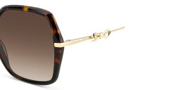 Carolina Herrera Bow Motif Oversized Square Sunglasses in Havana – Product Photo 3