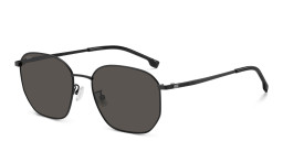 Shop Hugo Boss Logo Irregular Sunglasses in Black online.