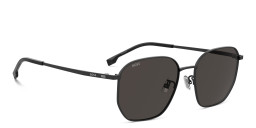 Shop Hugo Boss Logo Irregular Sunglasses in Black online.