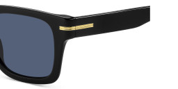 Shop Hugo Boss Logo Square Sunglasses in Brown online.