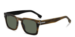 Hugo Boss Rectangle Sunglasses in Brown – Product Photo 2