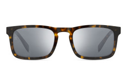 Tommy Hilfiger Logo Rectangle Sunglasses in Havana/White – Product Photo 2