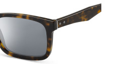 Tommy Hilfiger Logo Rectangle Sunglasses in Havana – Product Photo 3